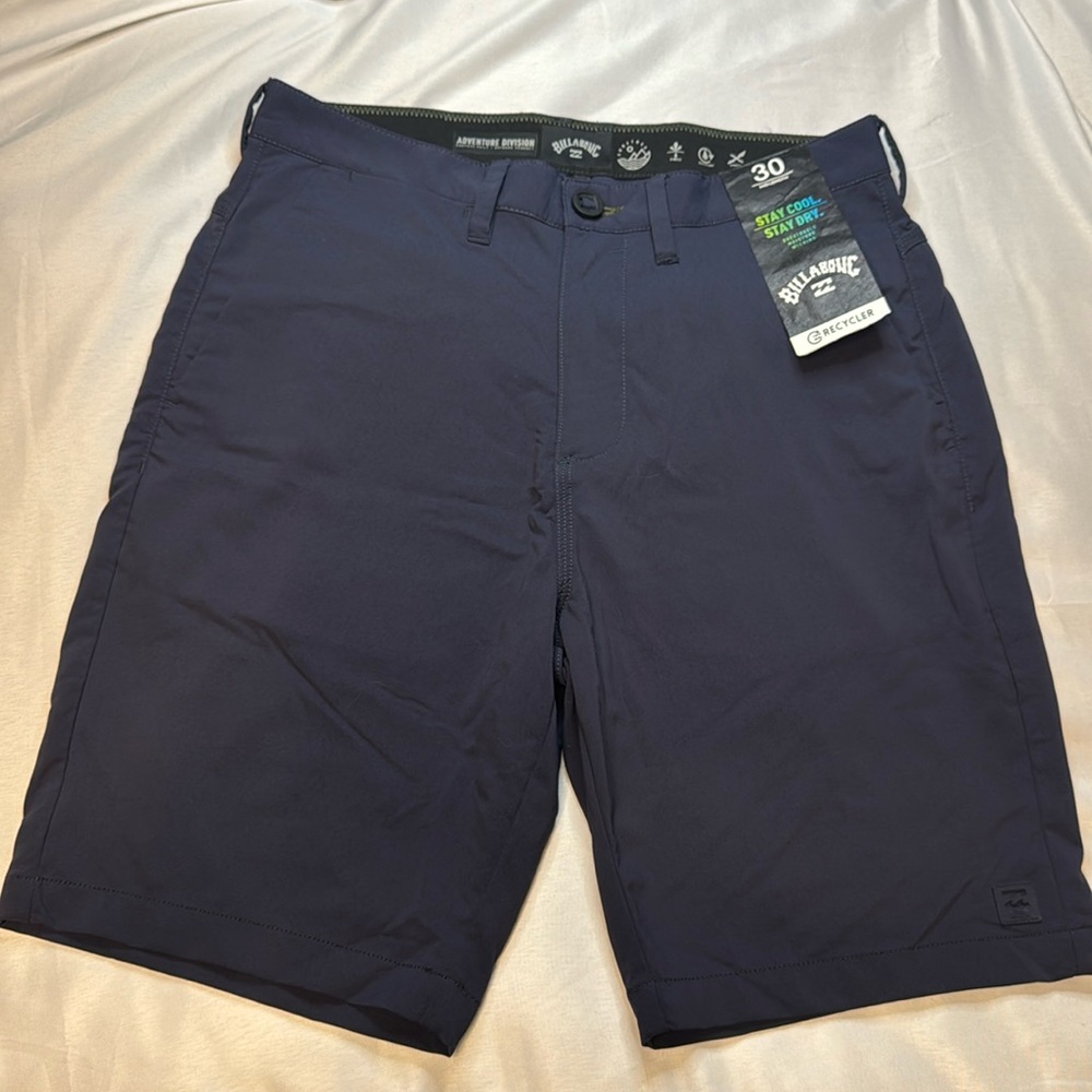 Billabong Blue Flat Front Shorts